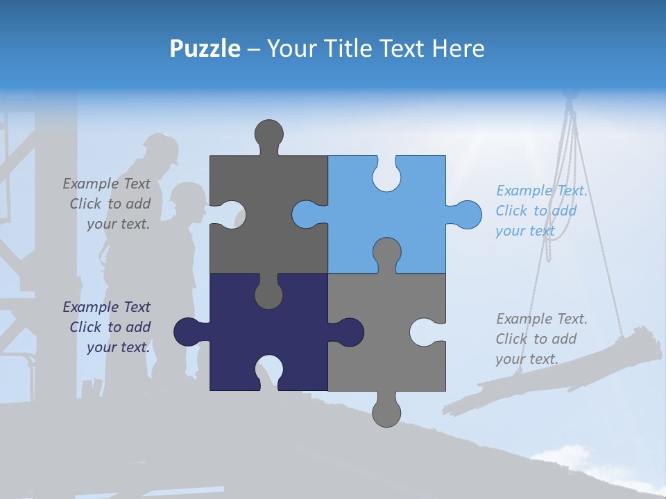 Crane Housing Working PowerPoint Template