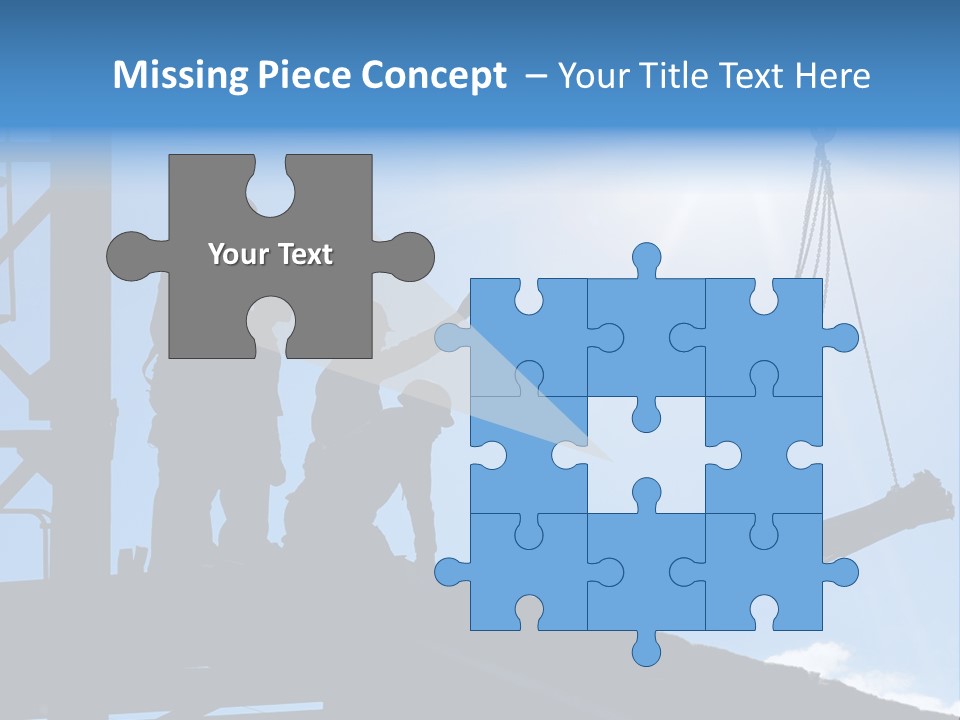 Crane Housing Working PowerPoint Template