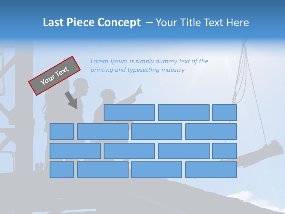 Crane Housing Working PowerPoint Template