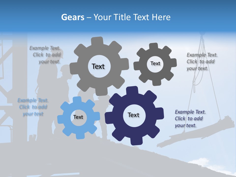 Crane Housing Working PowerPoint Template