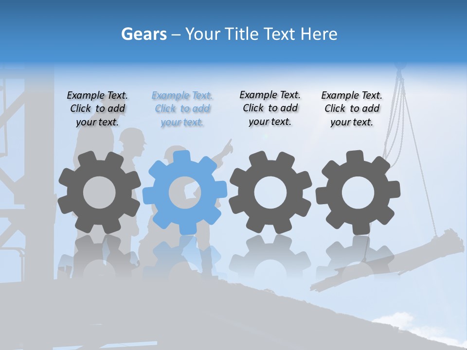 Crane Housing Working PowerPoint Template