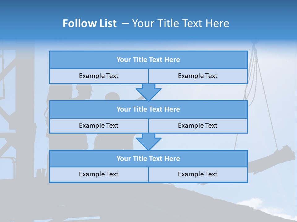 Crane Housing Working PowerPoint Template