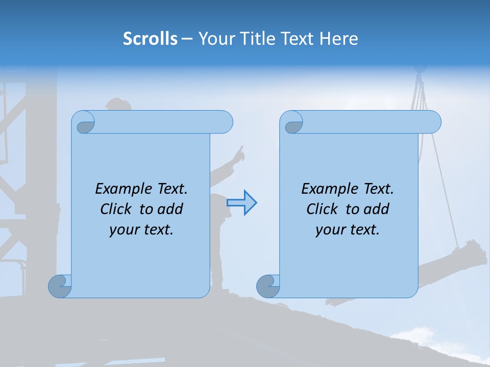 Crane Housing Working PowerPoint Template