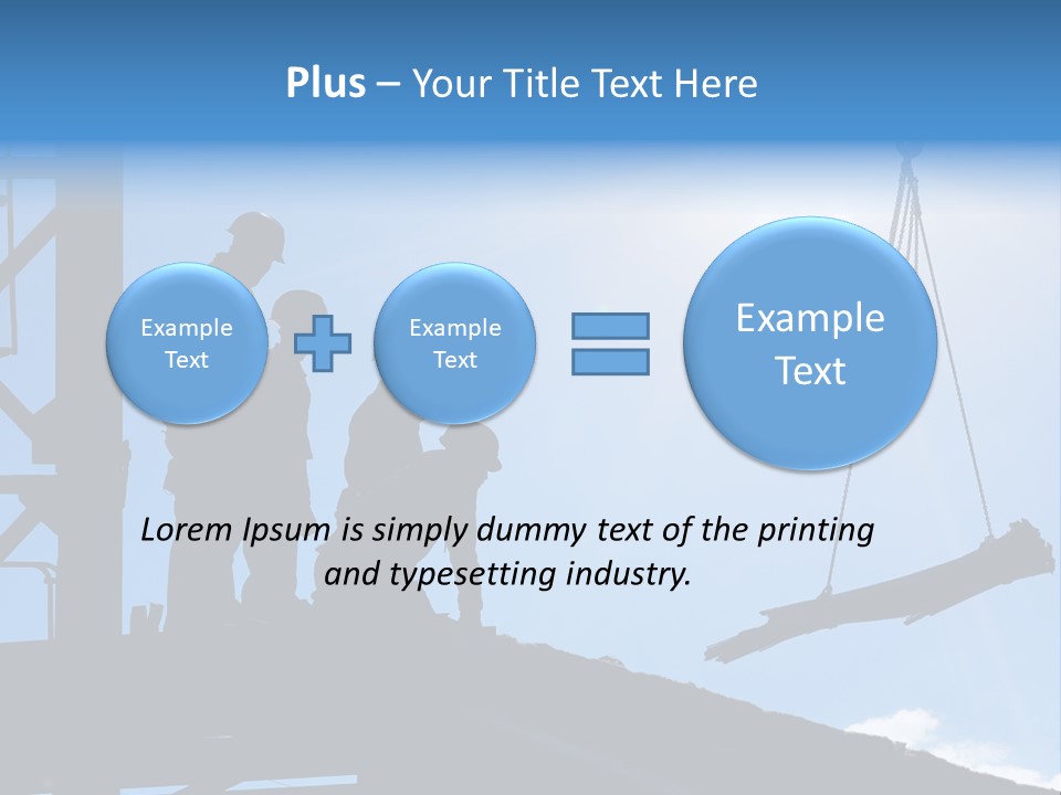 Crane Housing Working PowerPoint Template