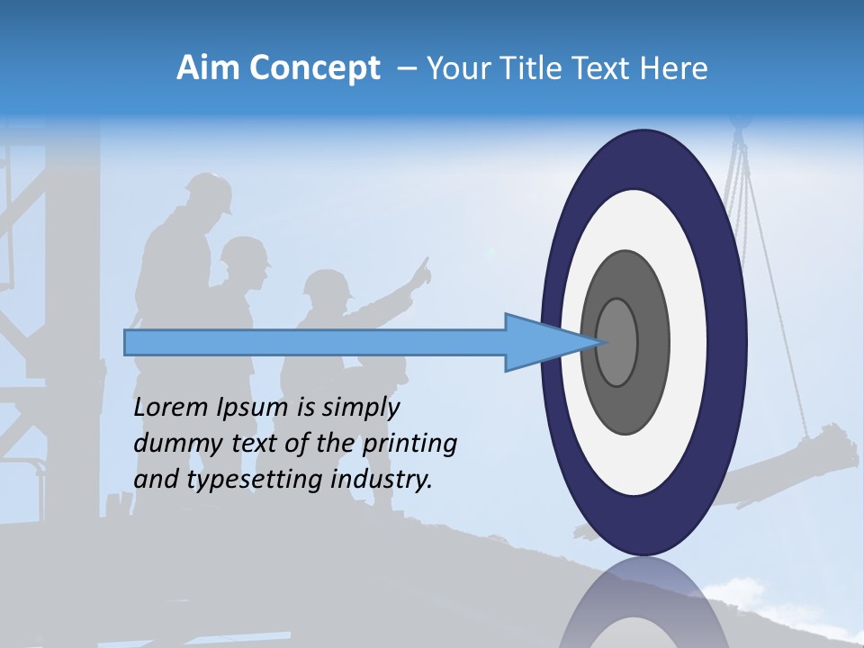 Crane Housing Working PowerPoint Template