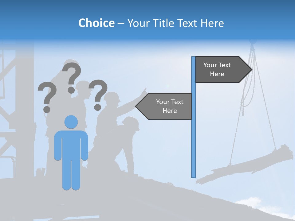 Crane Housing Working PowerPoint Template