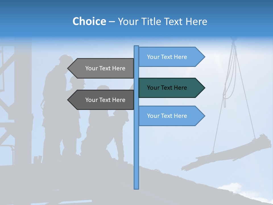 Crane Housing Working PowerPoint Template