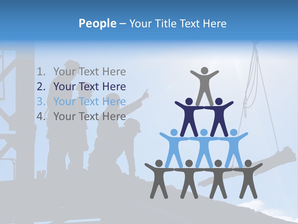 Crane Housing Working PowerPoint Template