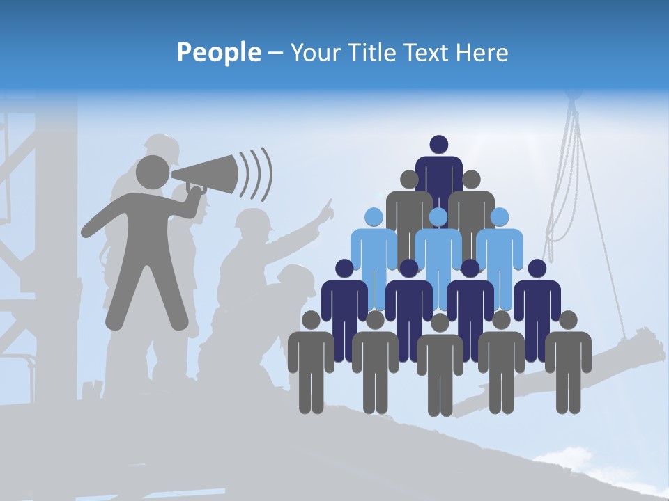 Crane Housing Working PowerPoint Template