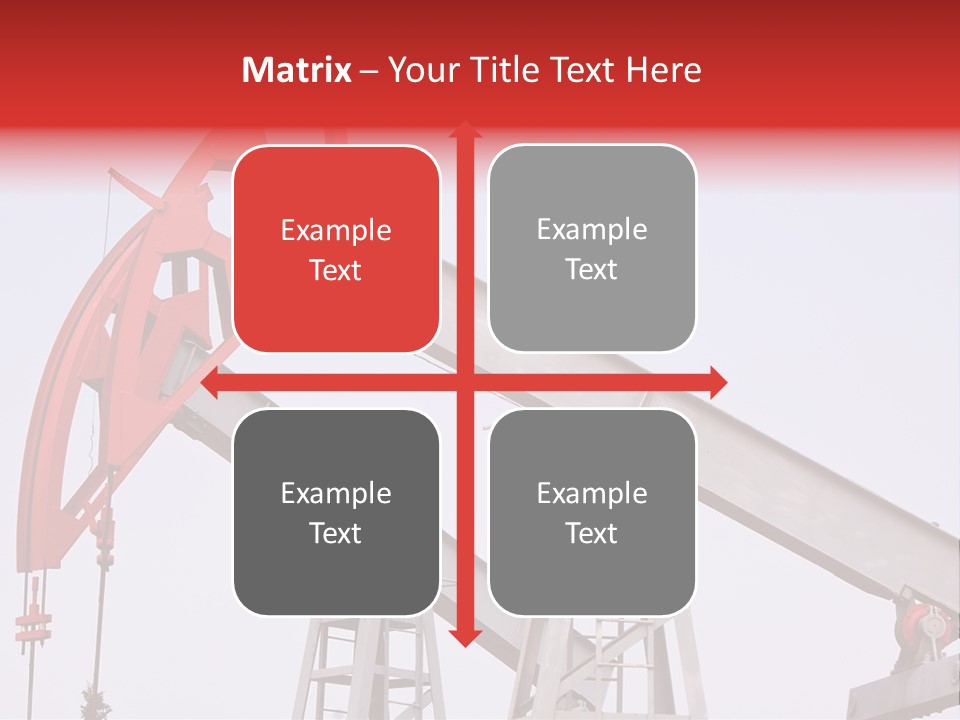 Drilling Pipe Oilbearing PowerPoint Template