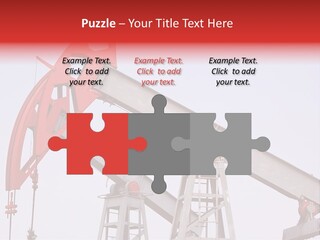 Drilling Pipe Oilbearing PowerPoint Template