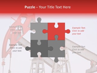 Drilling Pipe Oilbearing PowerPoint Template