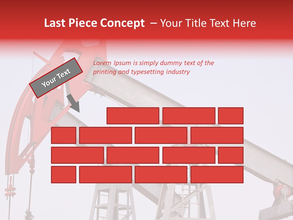 Drilling Pipe Oilbearing PowerPoint Template