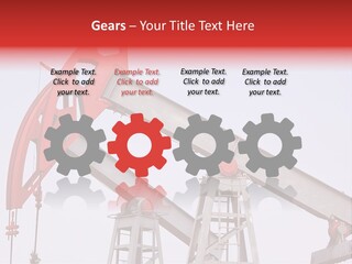 Drilling Pipe Oilbearing PowerPoint Template