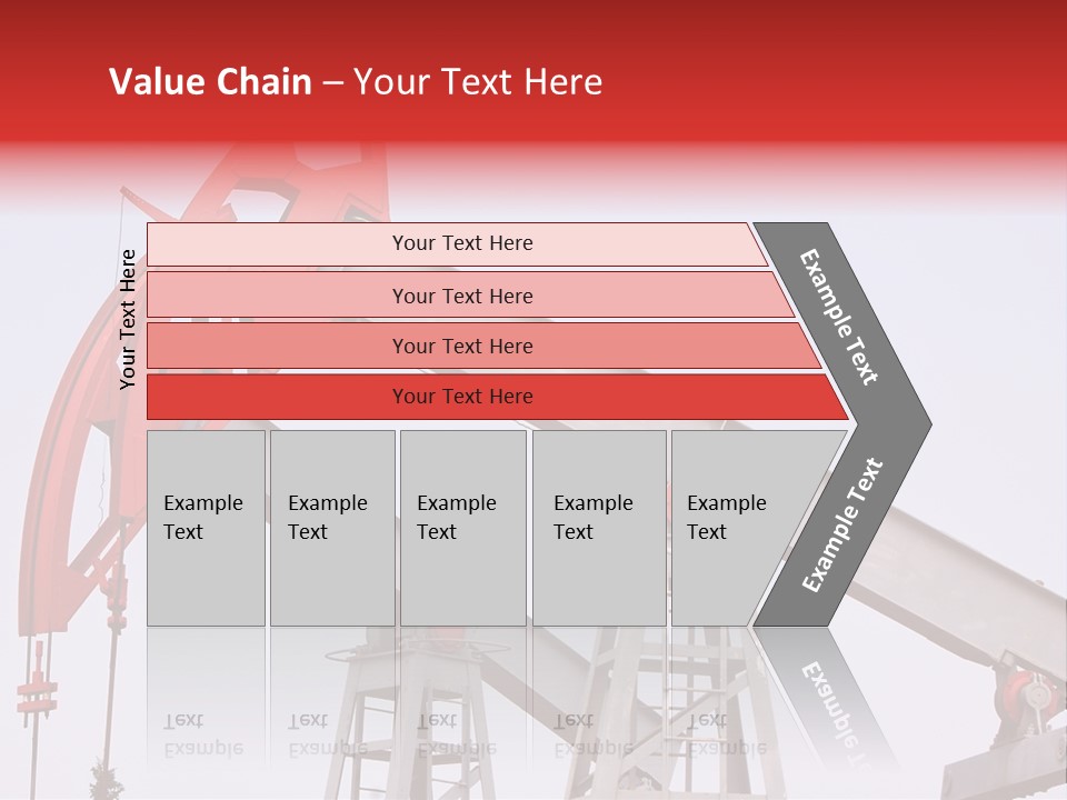 Drilling Pipe Oilbearing PowerPoint Template