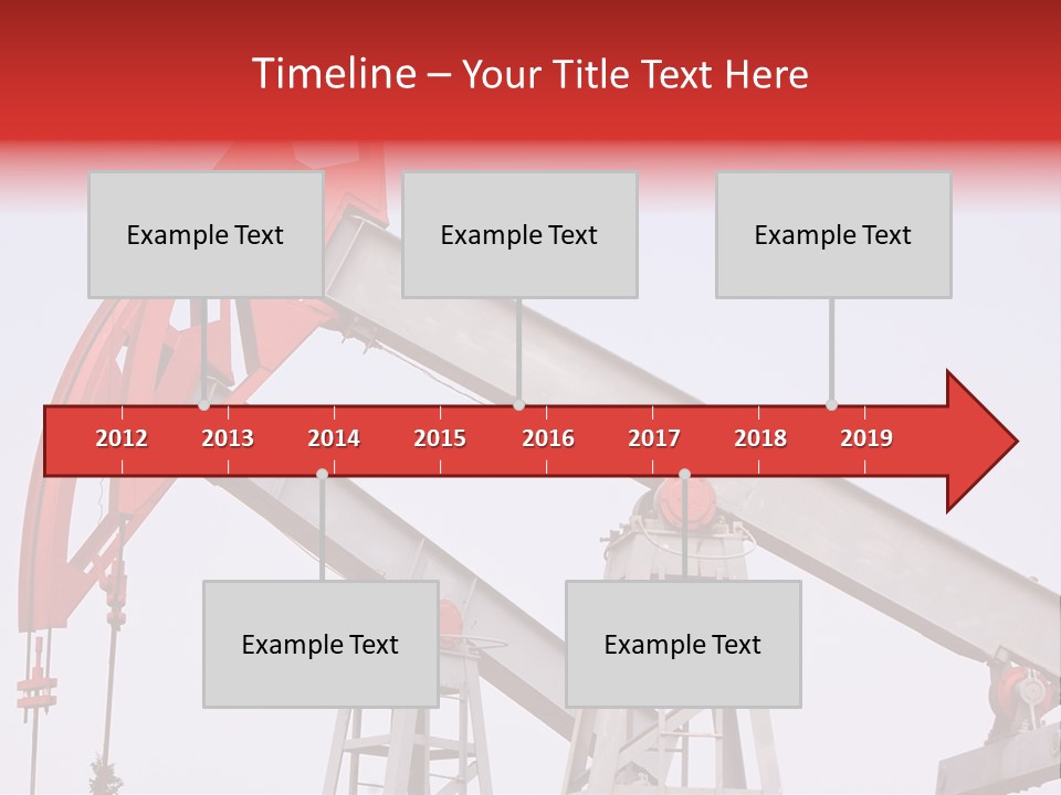 Drilling Pipe Oilbearing PowerPoint Template