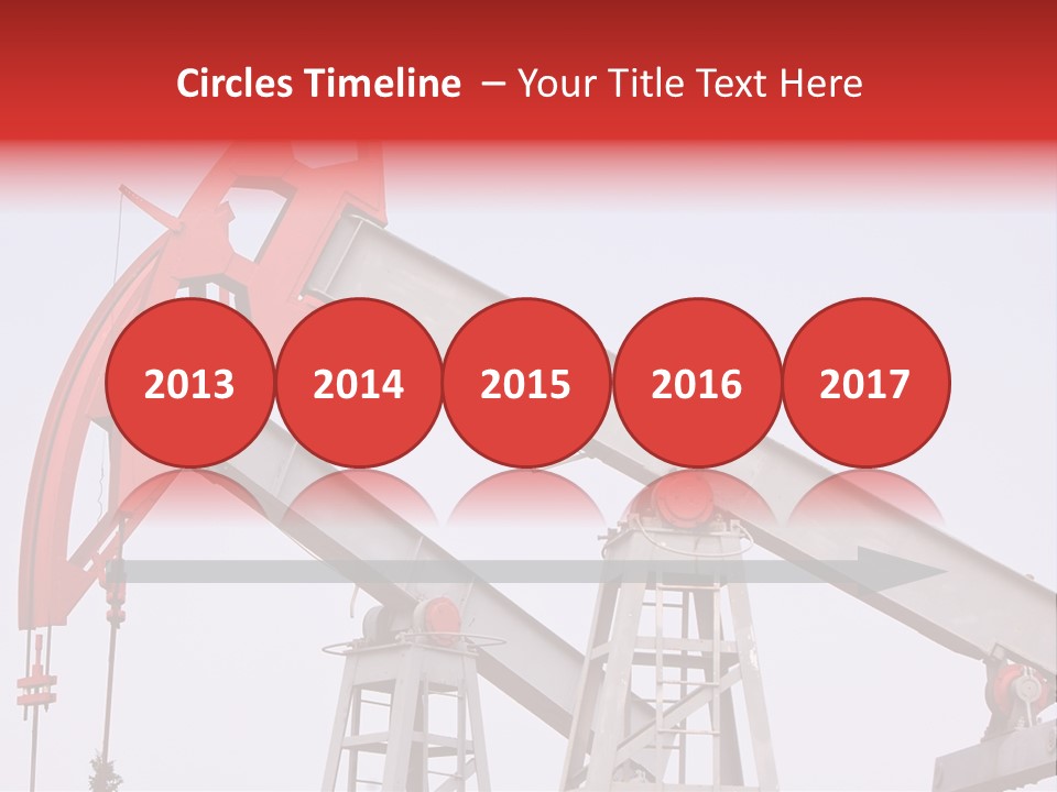 Drilling Pipe Oilbearing PowerPoint Template