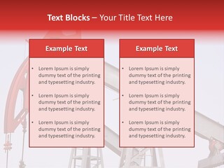 Drilling Pipe Oilbearing PowerPoint Template