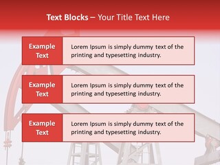 Drilling Pipe Oilbearing PowerPoint Template
