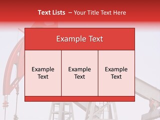 Drilling Pipe Oilbearing PowerPoint Template