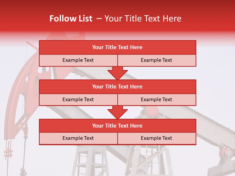 Drilling Pipe Oilbearing PowerPoint Template