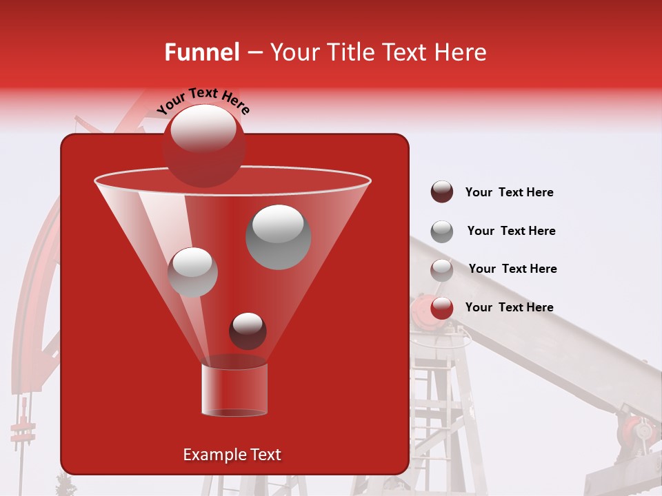 Drilling Pipe Oilbearing PowerPoint Template