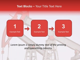 Drilling Pipe Oilbearing PowerPoint Template