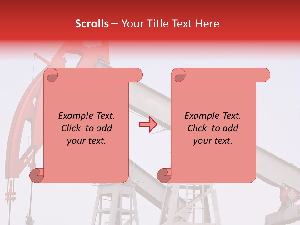 Drilling Pipe Oilbearing PowerPoint Template