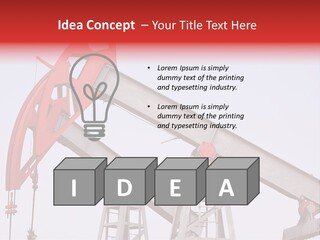 Drilling Pipe Oilbearing PowerPoint Template