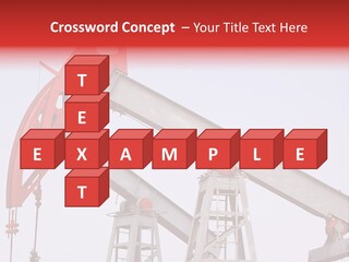 Drilling Pipe Oilbearing PowerPoint Template