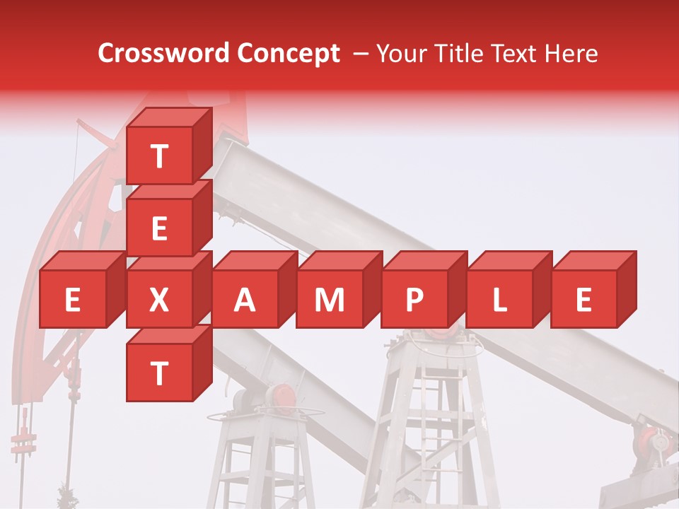 Drilling Pipe Oilbearing PowerPoint Template