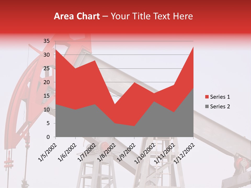 Drilling Pipe Oilbearing PowerPoint Template
