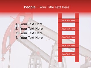 Drilling Pipe Oilbearing PowerPoint Template