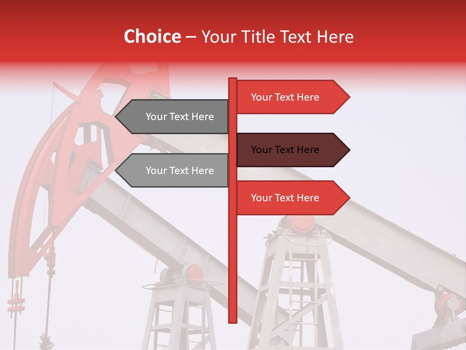 Drilling Pipe Oilbearing PowerPoint Template