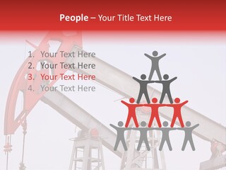 Drilling Pipe Oilbearing PowerPoint Template