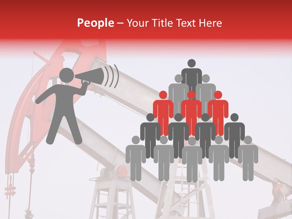 Drilling Pipe Oilbearing PowerPoint Template