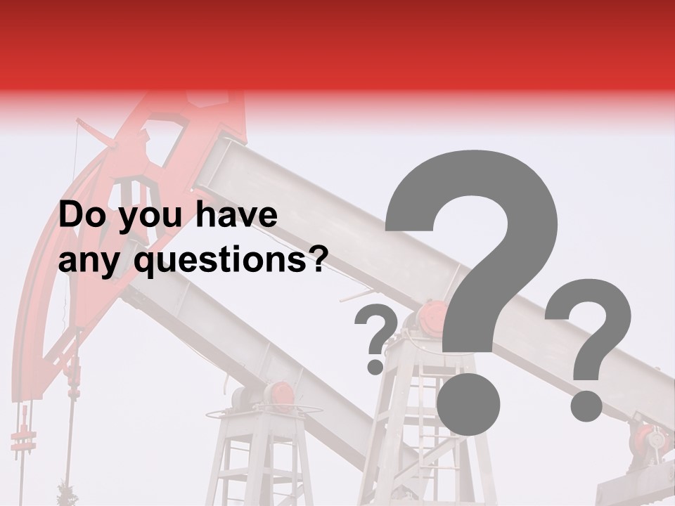 Drilling Pipe Oilbearing PowerPoint Template