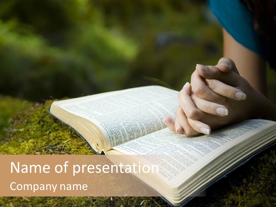 Face Christianity Religious PowerPoint Template