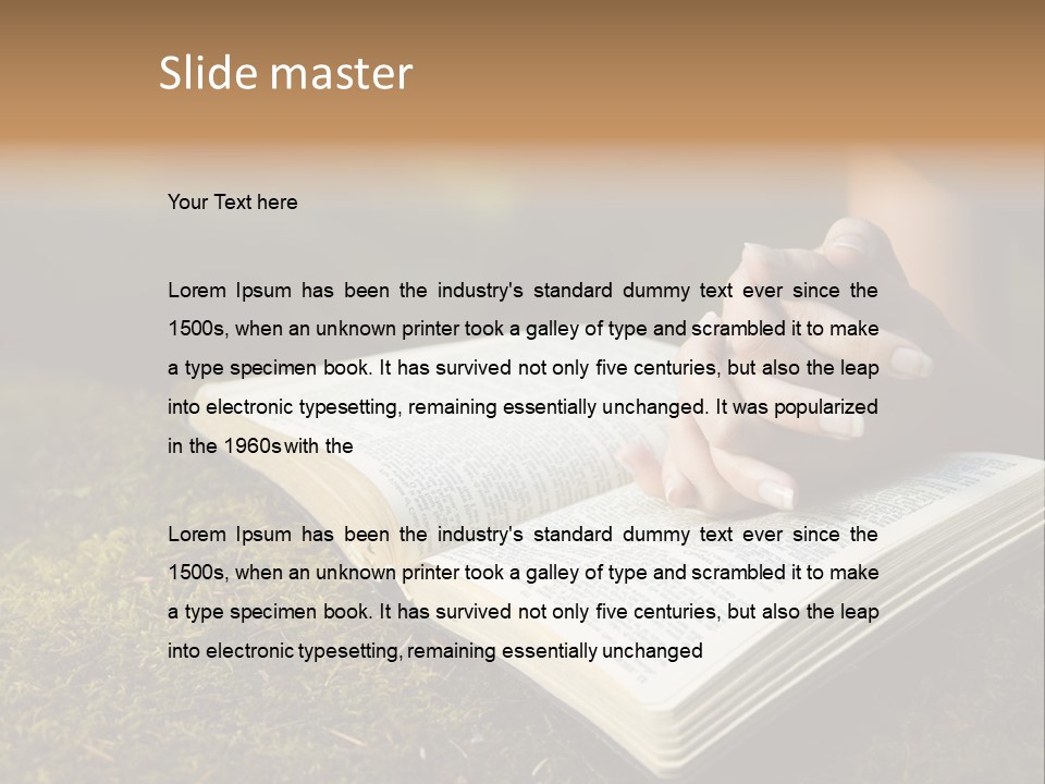 Face Christianity Religious PowerPoint Template