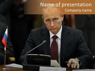 Russian President - Assassin PowerPoint Template