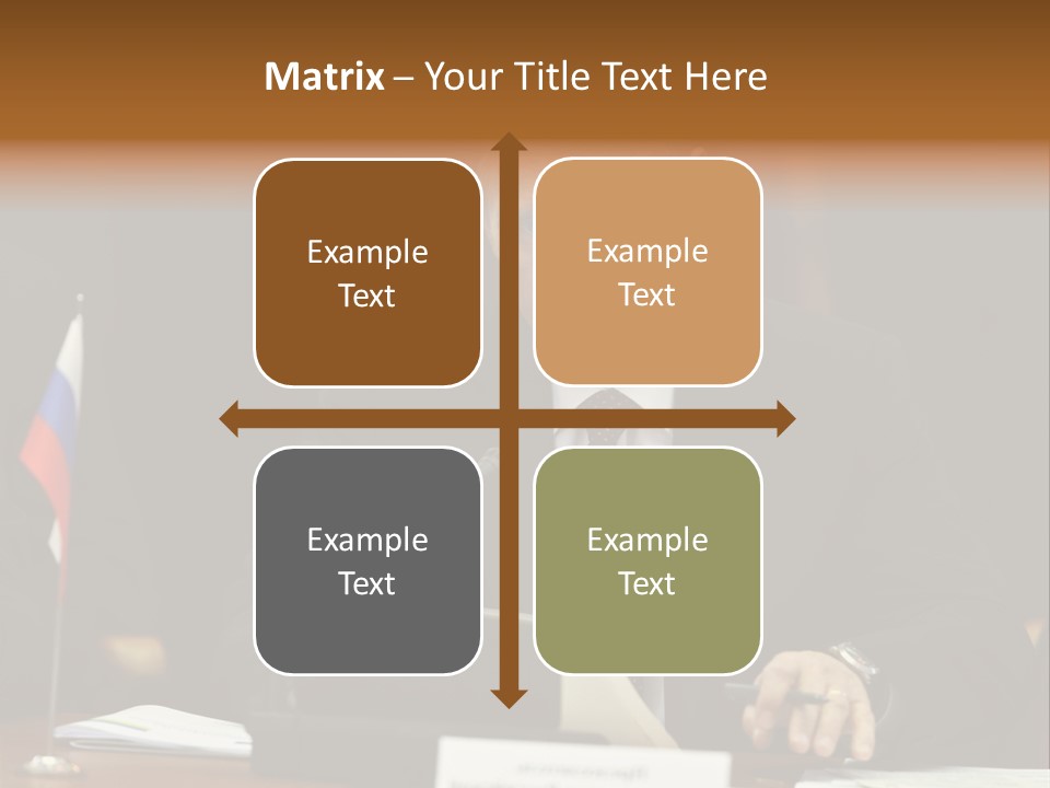 Russian President - Assassin PowerPoint Template