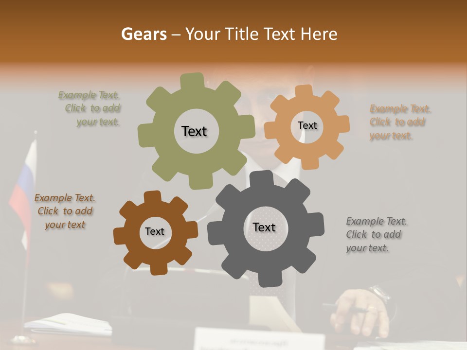 Russian President - Assassin PowerPoint Template