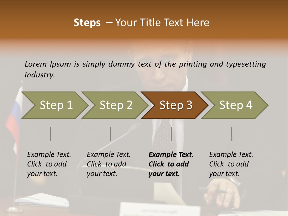 Russian President - Assassin PowerPoint Template