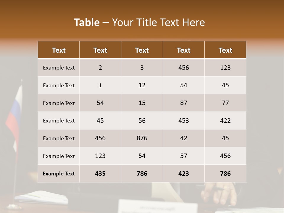 Russian President - Assassin PowerPoint Template