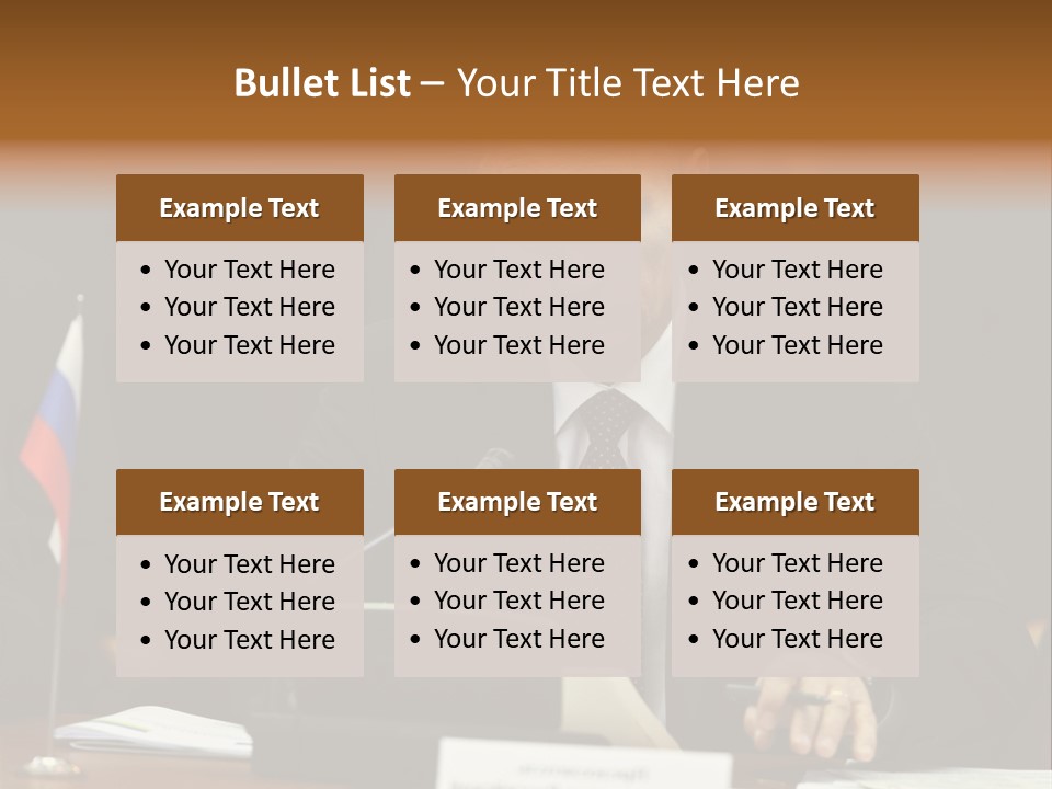 Russian President - Assassin PowerPoint Template