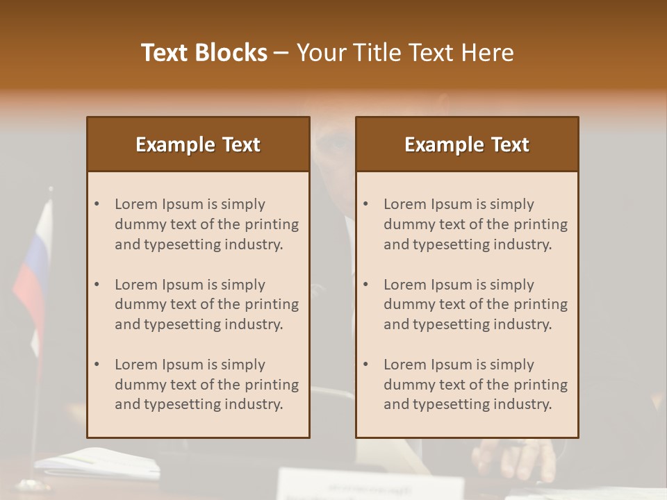 Russian President - Assassin PowerPoint Template