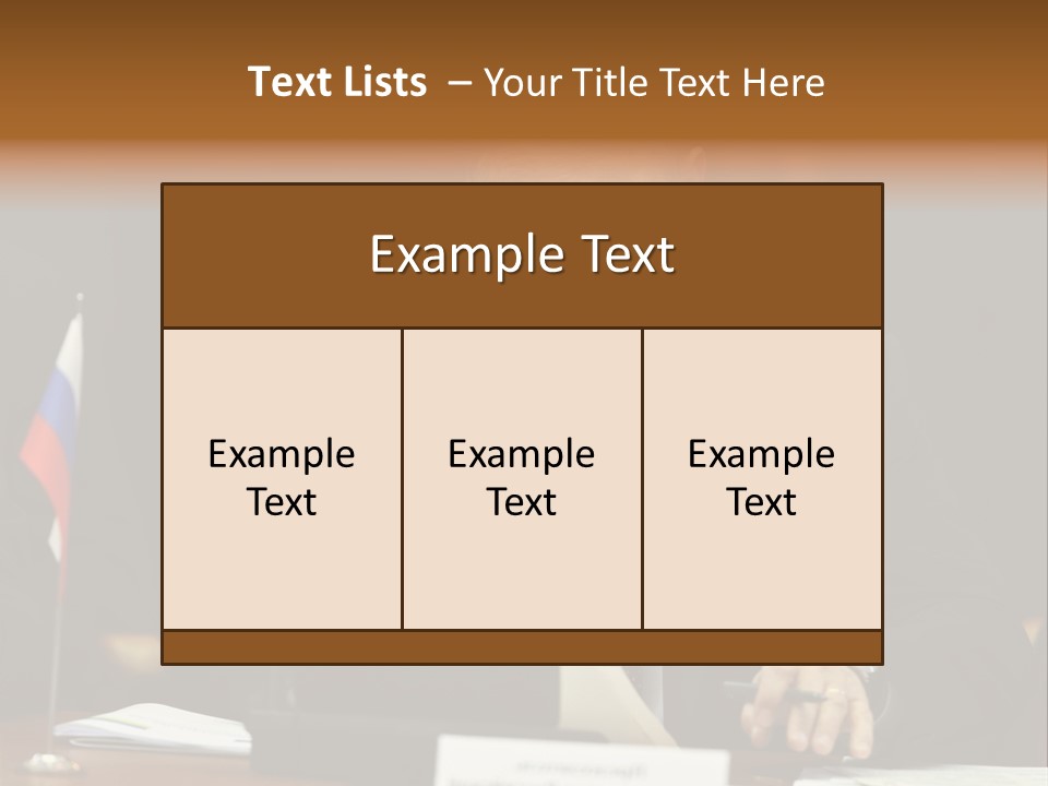 Russian President - Assassin PowerPoint Template