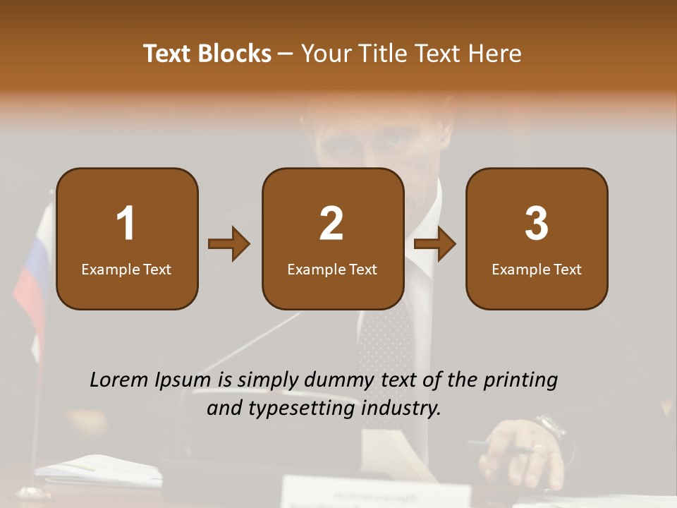 Russian President - Assassin PowerPoint Template