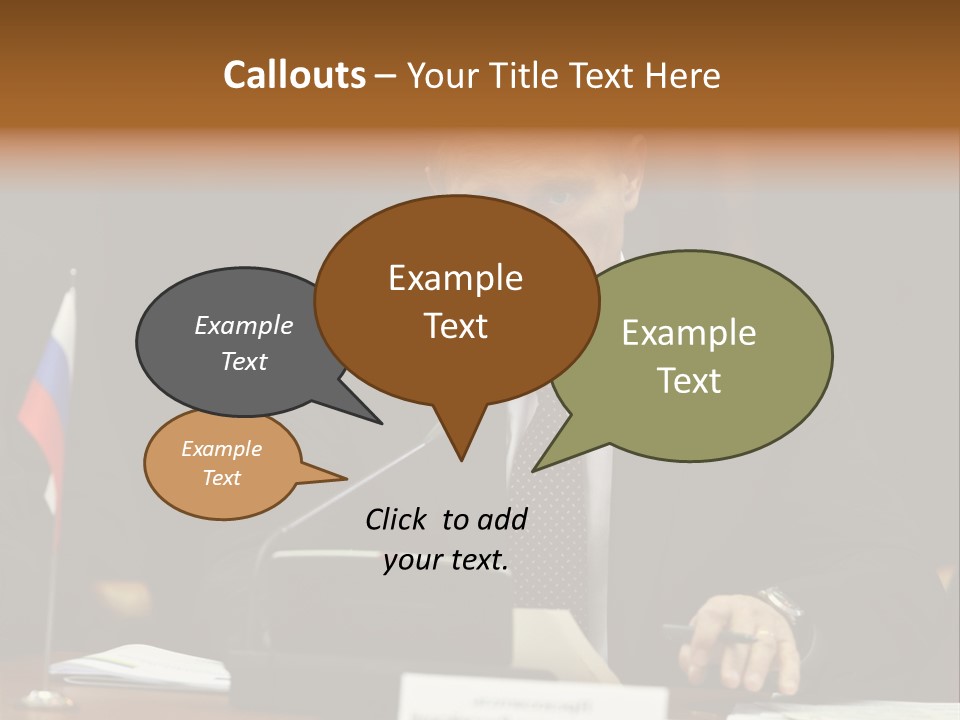 Russian President - Assassin PowerPoint Template