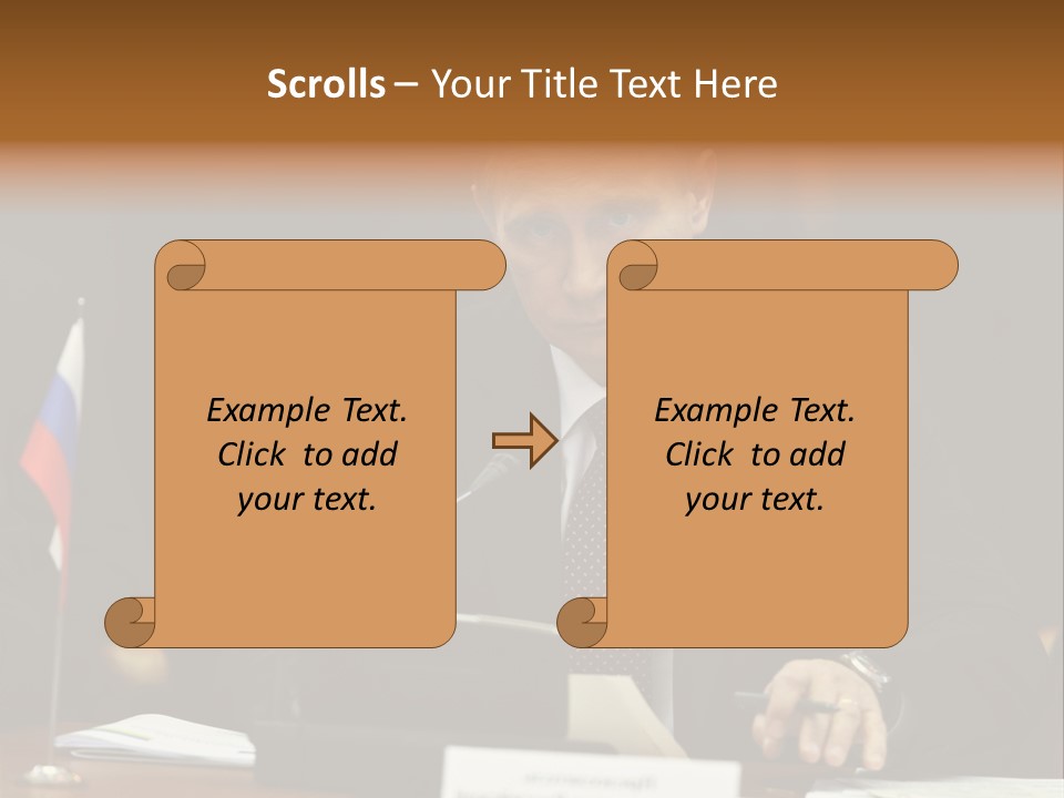 Russian President - Assassin PowerPoint Template